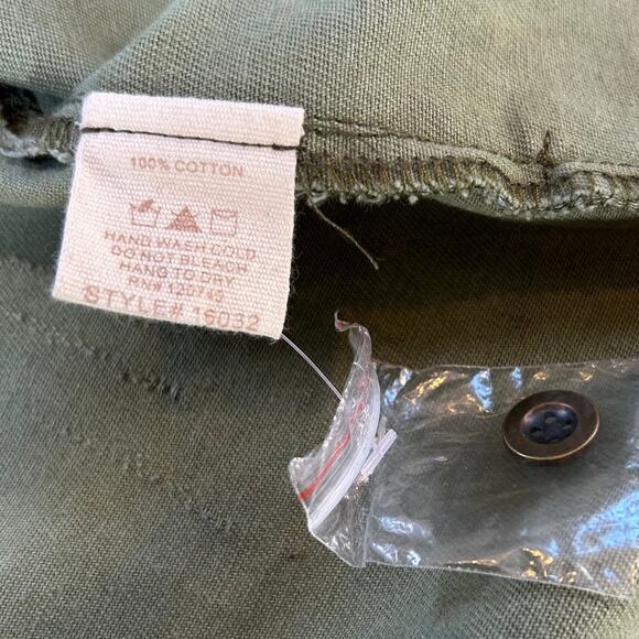 Mystree Floral Camo Button Down Shirt Jacket Cotton Army Core Small NWOT - Picture 6 of 7